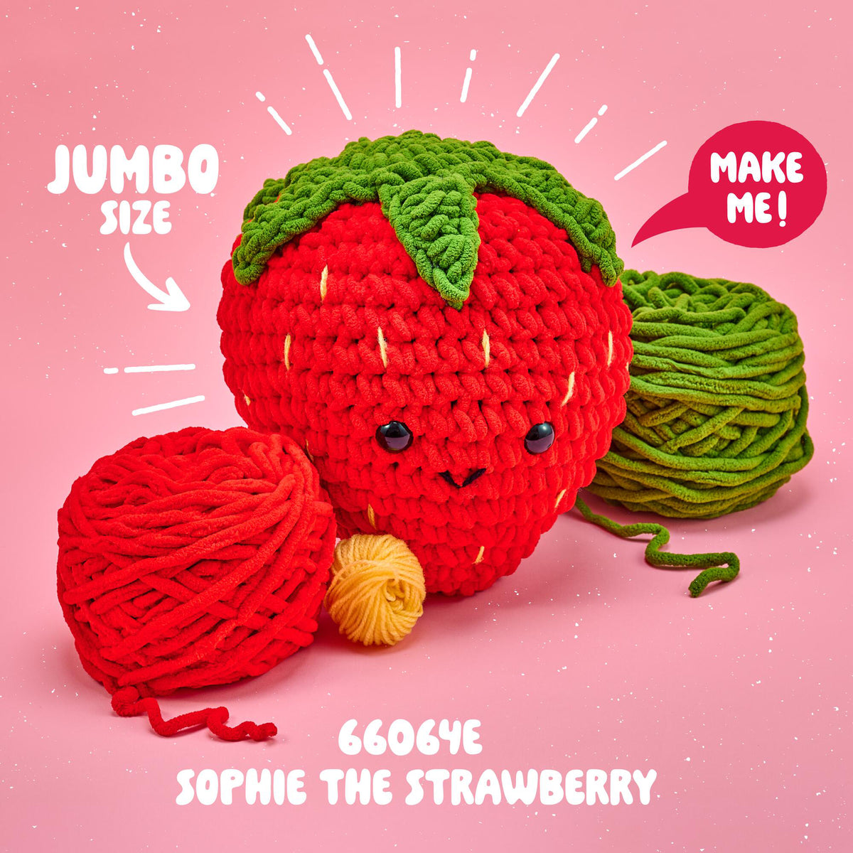 SOPHIE THE STRAWBERRY  CROCHET KIT