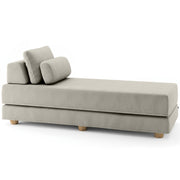 Jaxx Balshan Chaise Lounge Daybed, Dove Grey