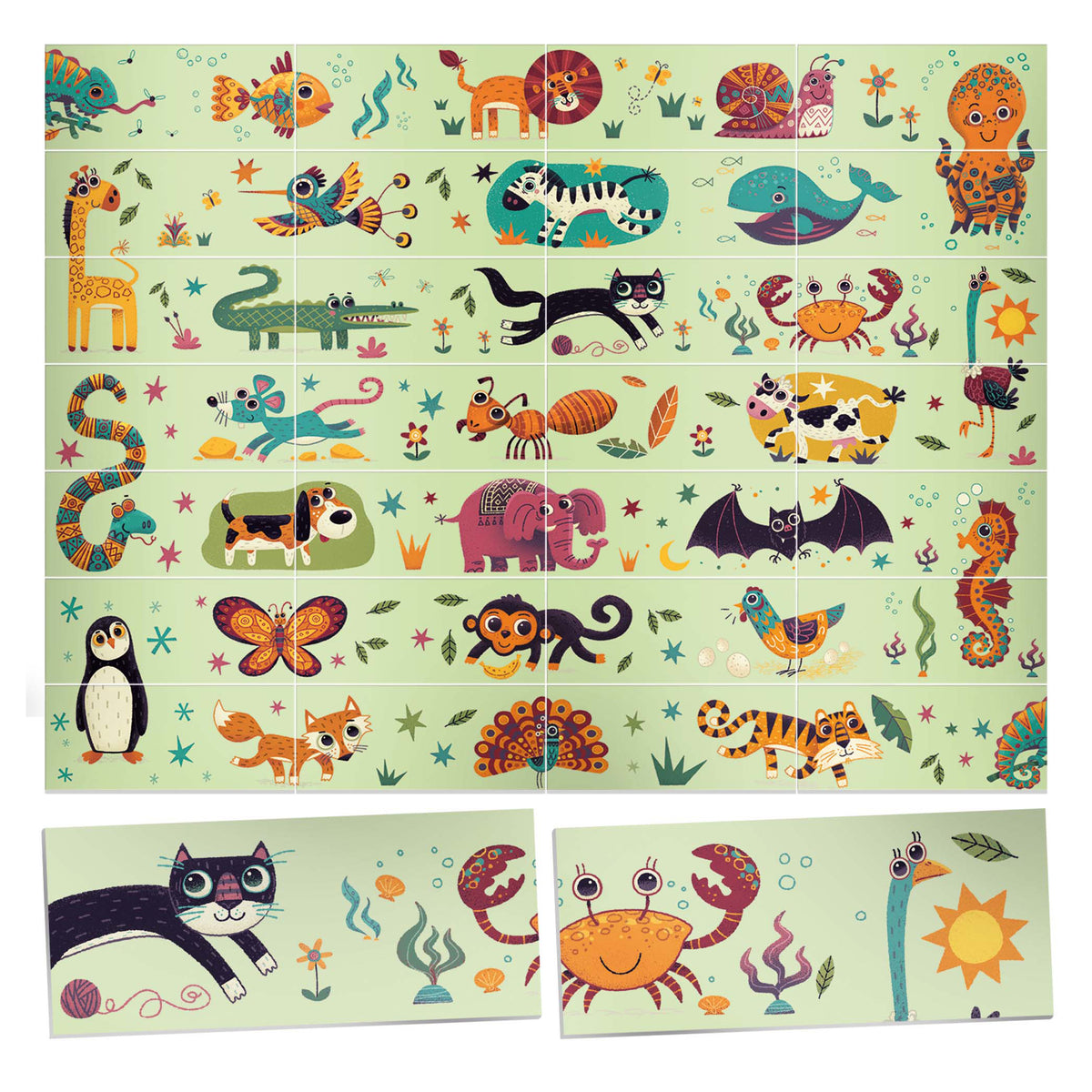 DOMINO PUZZLE ANIMALS