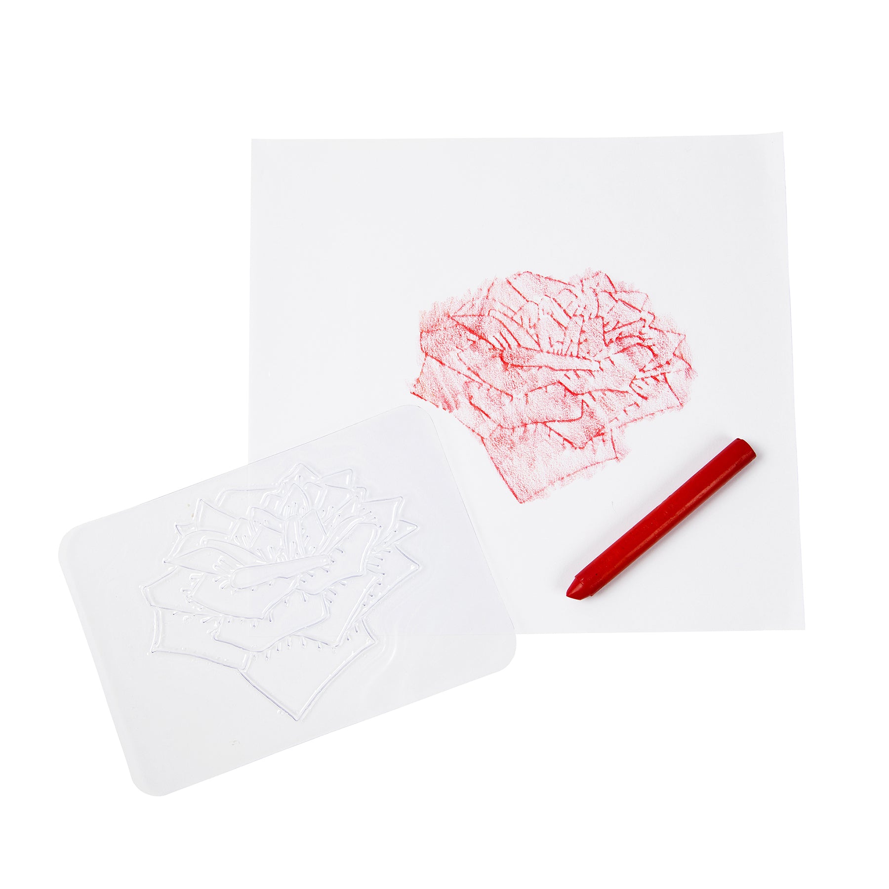 Flowers Rubbing Plates, Pack of 16