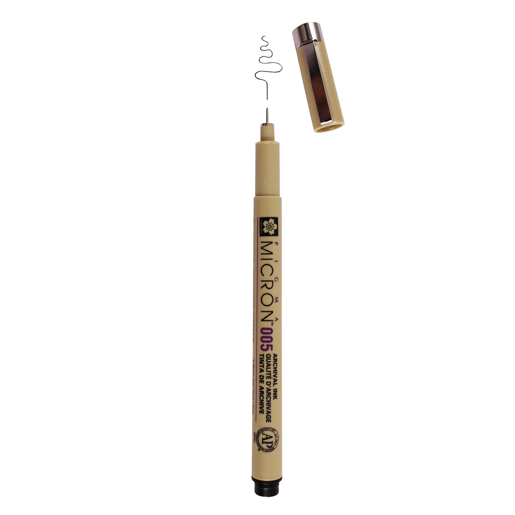 Pigma Micron Pen, Black, 0.20mm Size 005