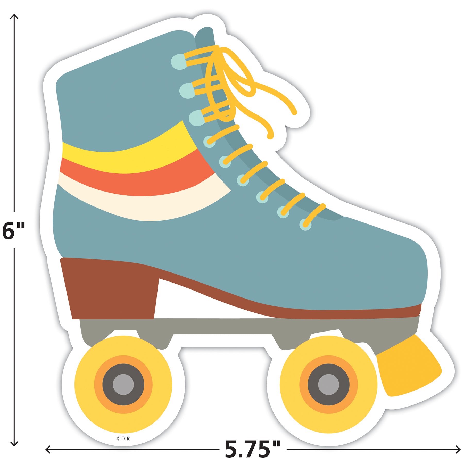Roller Disco Skates Accents, Pack of 30