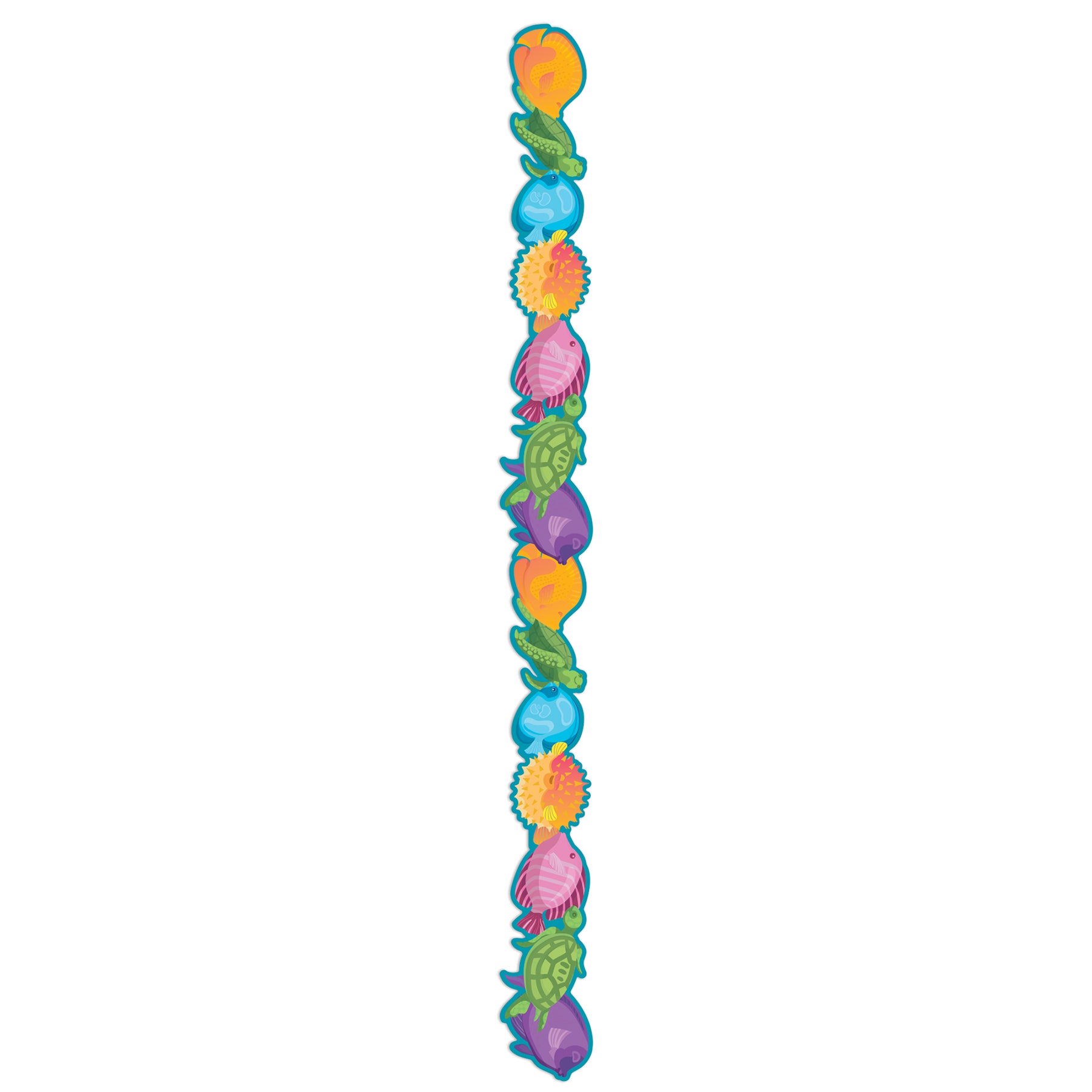 Seas the Day Marine Life Extra Wide Die-Cut Deco Trim®, 37 Feet
