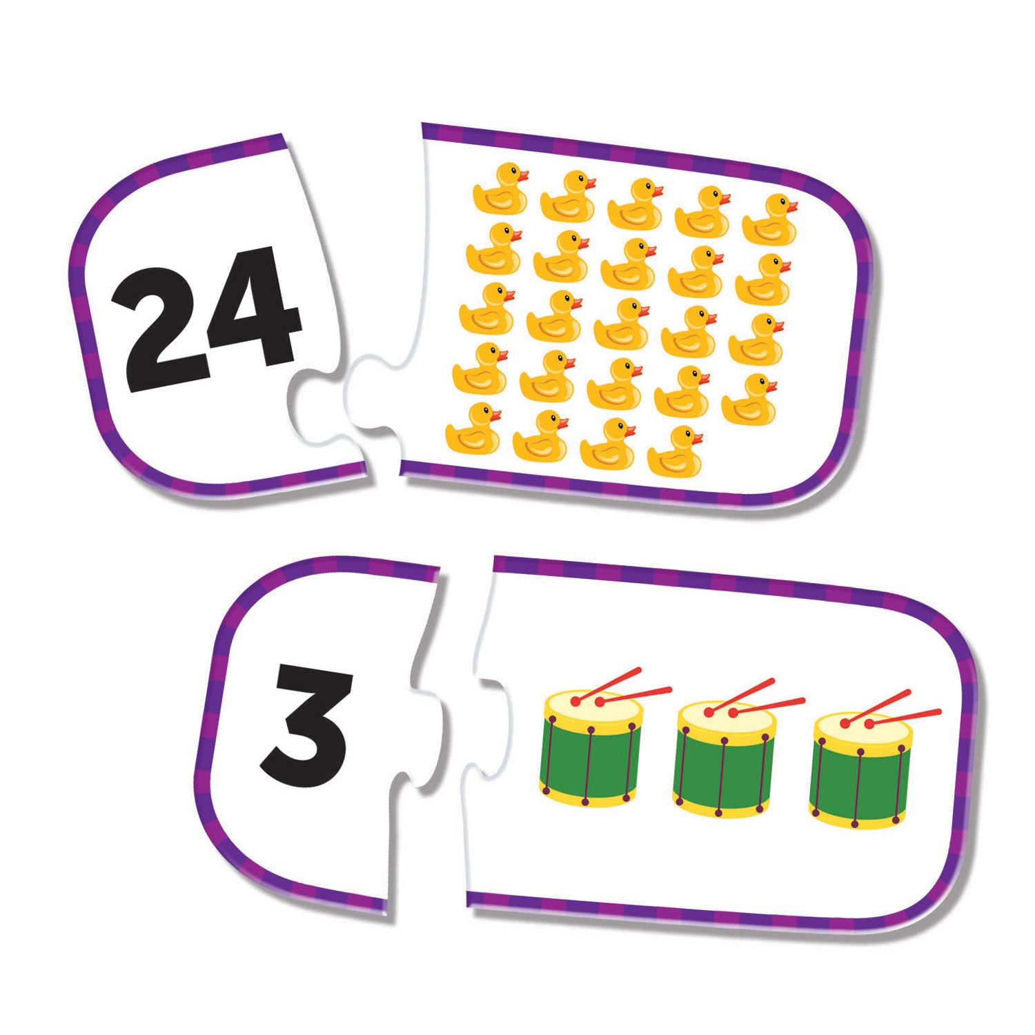 Counting Puzzle Cards