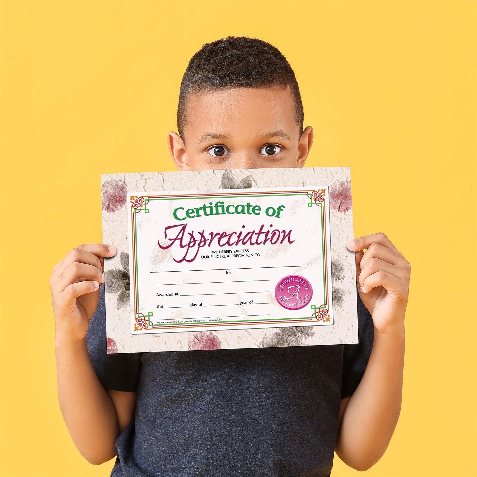 Certificate of Appreciation, 8.5" x 11", Pack of 30