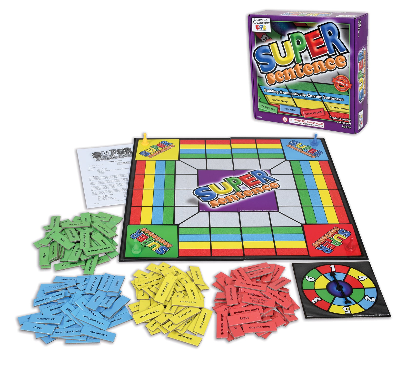 Super Sentence Board Game