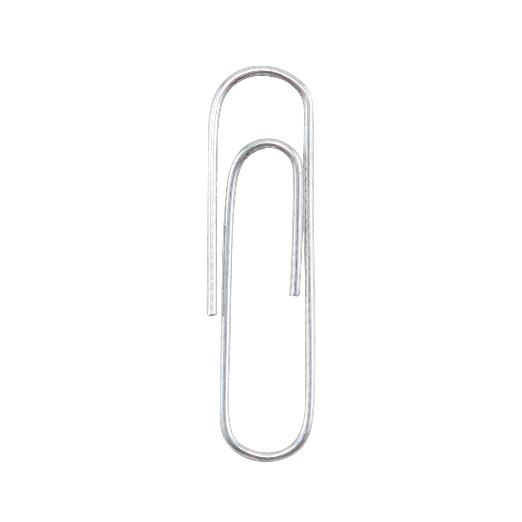 Paper Clips, Size #1, Pack of 150, Silver