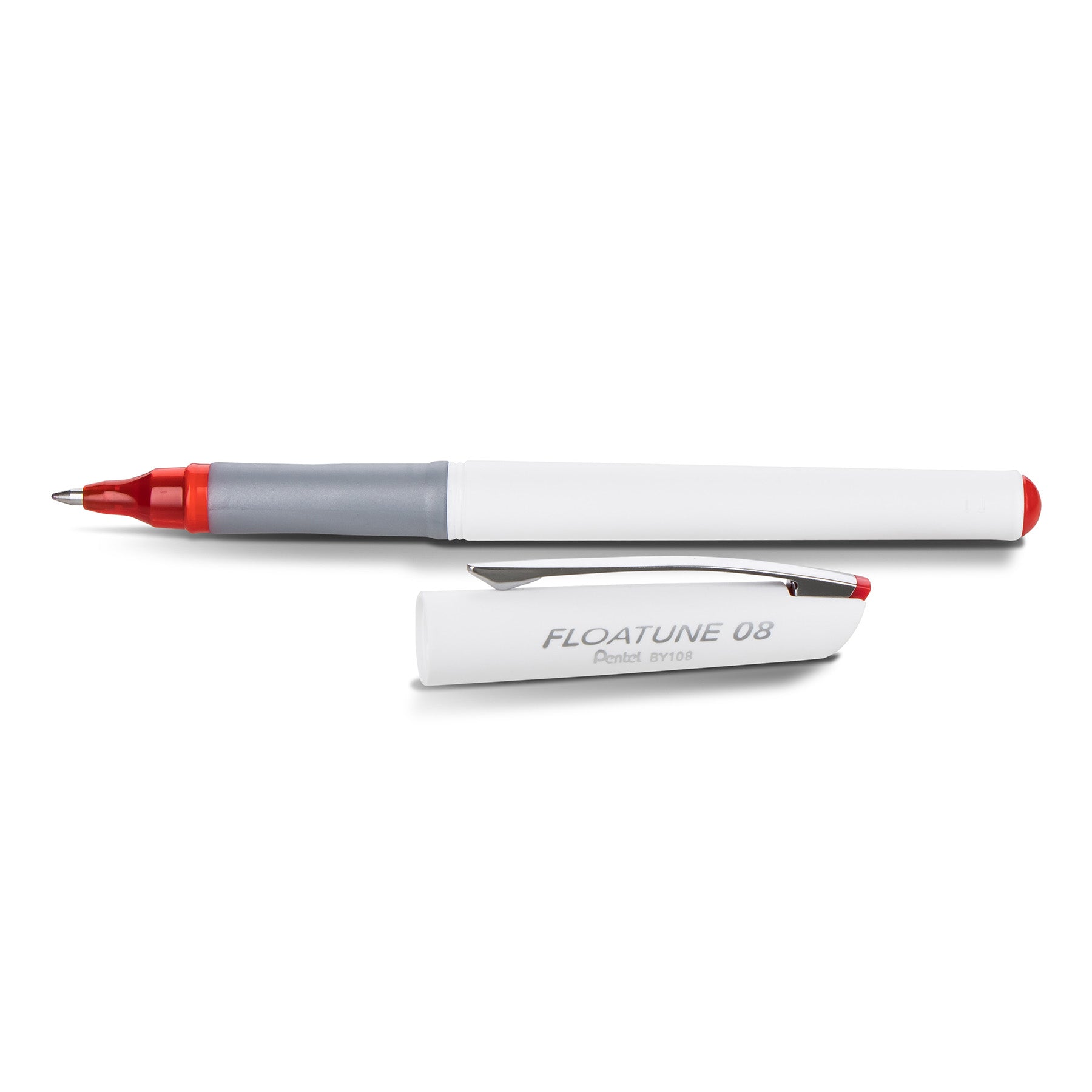 FLOATUNE Rollerball, 0.8mm, Medium Line, Red Ink, 1 Dozen