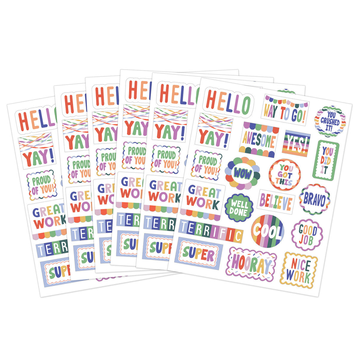 (3 PK) COLOR CRUSH STICKERS