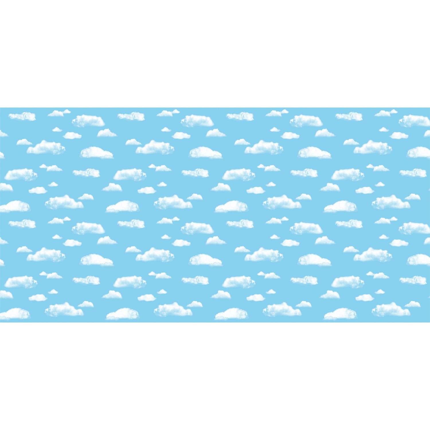Bulletin Board Art Paper, Clouds, 48" x 50', 1 Roll