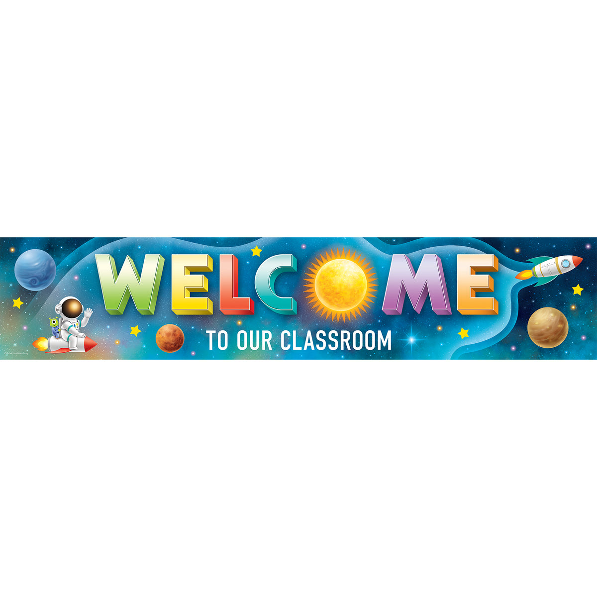 (2 EA) WELCOME TO OUR CLASS BANNER