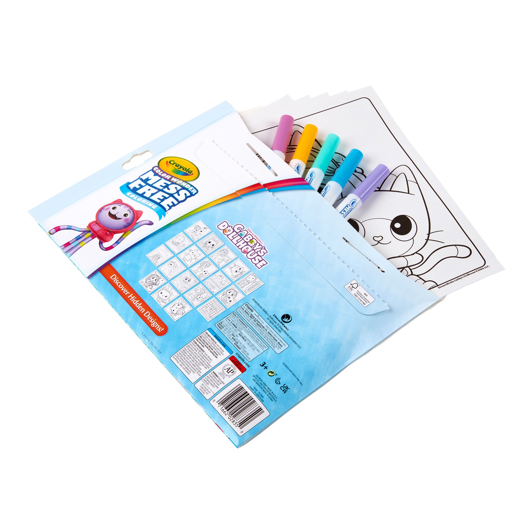 Color Wonder® Coloring Pad & Markers, Gabby's Dollhouse