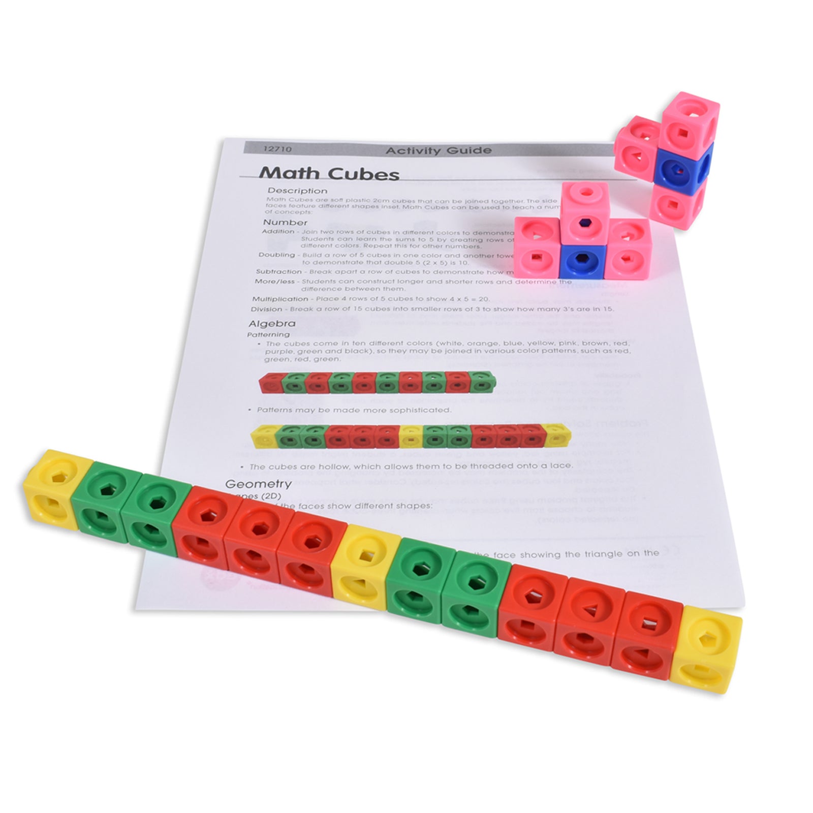 Math Cubes - Set of 100