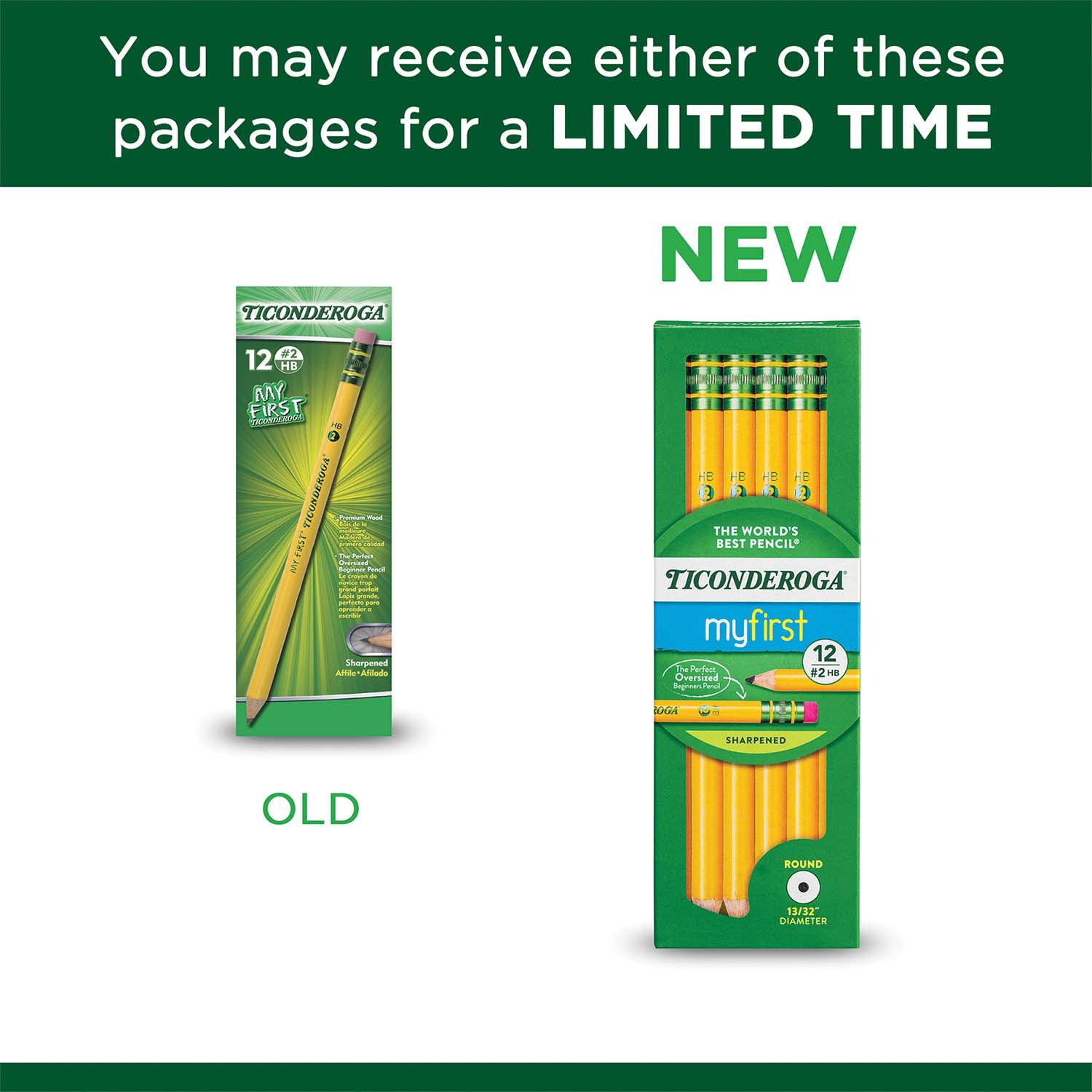 My First® Ticonderoga® Pencil, Pack of 12