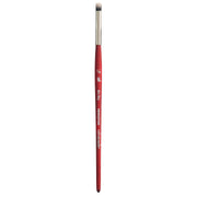 Velvetouch Mini Mop Brush, Synthetic Bristles, Short Handle Mixed Media Paintbrush, Scarlet, Size 1/8 inch, 1 Count