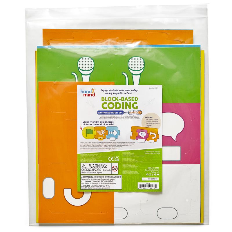 Jr Block Based Coding Magnetic Demonstration Set