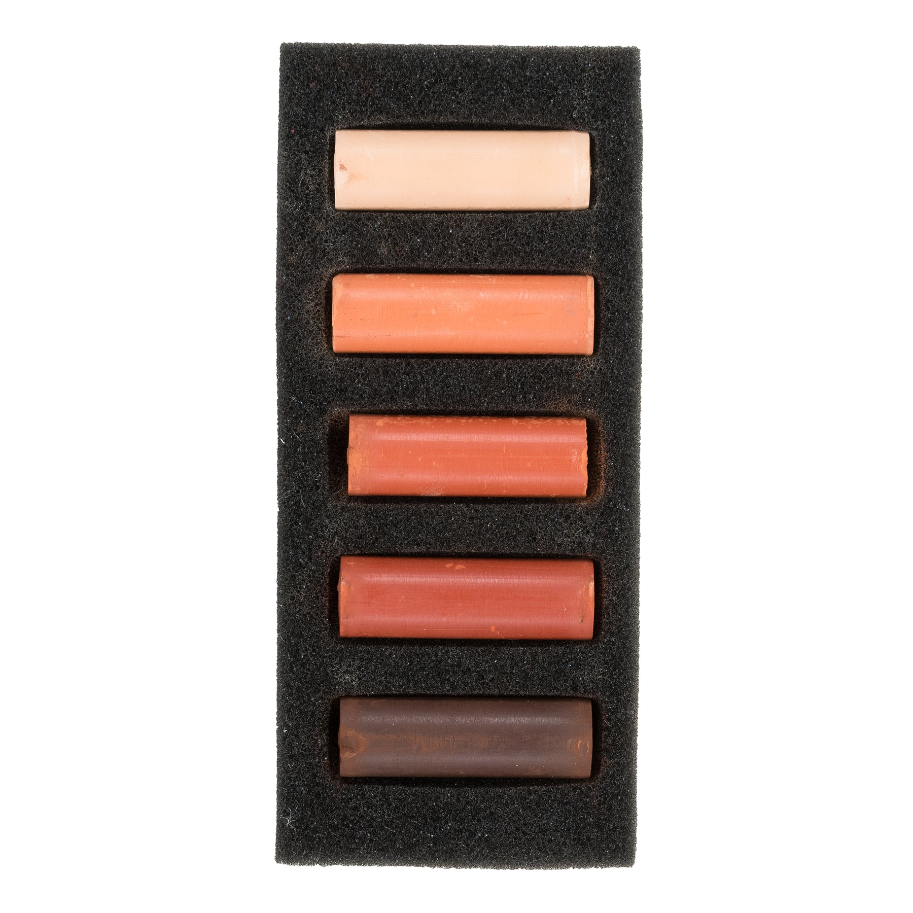 Soft Pastels Micro Sets, 5 Half Sticks, Burnt Sienna