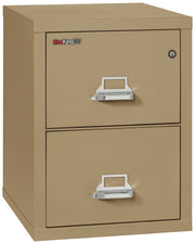 1 Hour Fire Resistant File Cabinet - 2 Drawer Letter 25" depth (Sand)