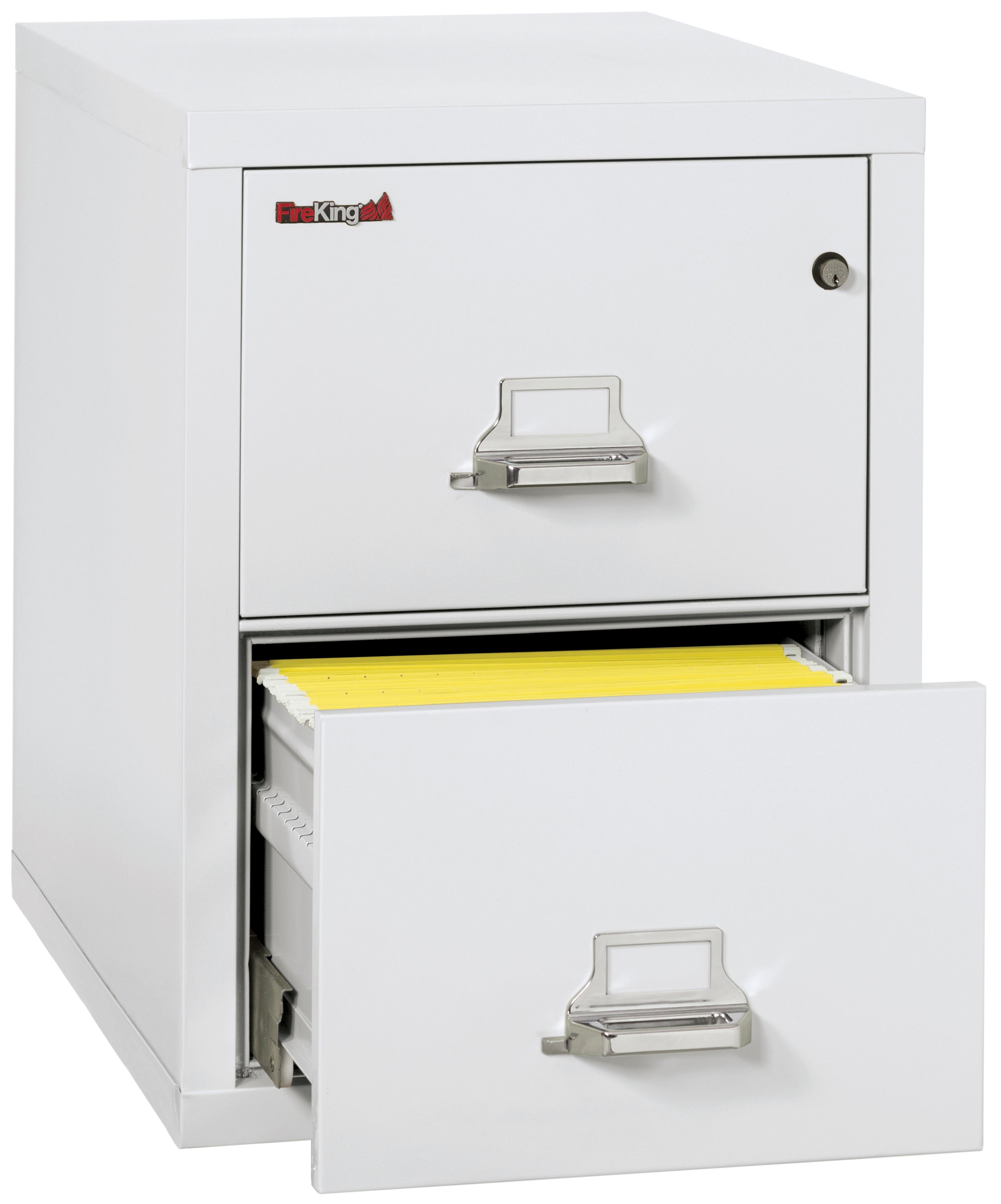 1 Hour Fire Resistant File Cabinet - 2 Drawer Letter 31" depth (Arctic White)