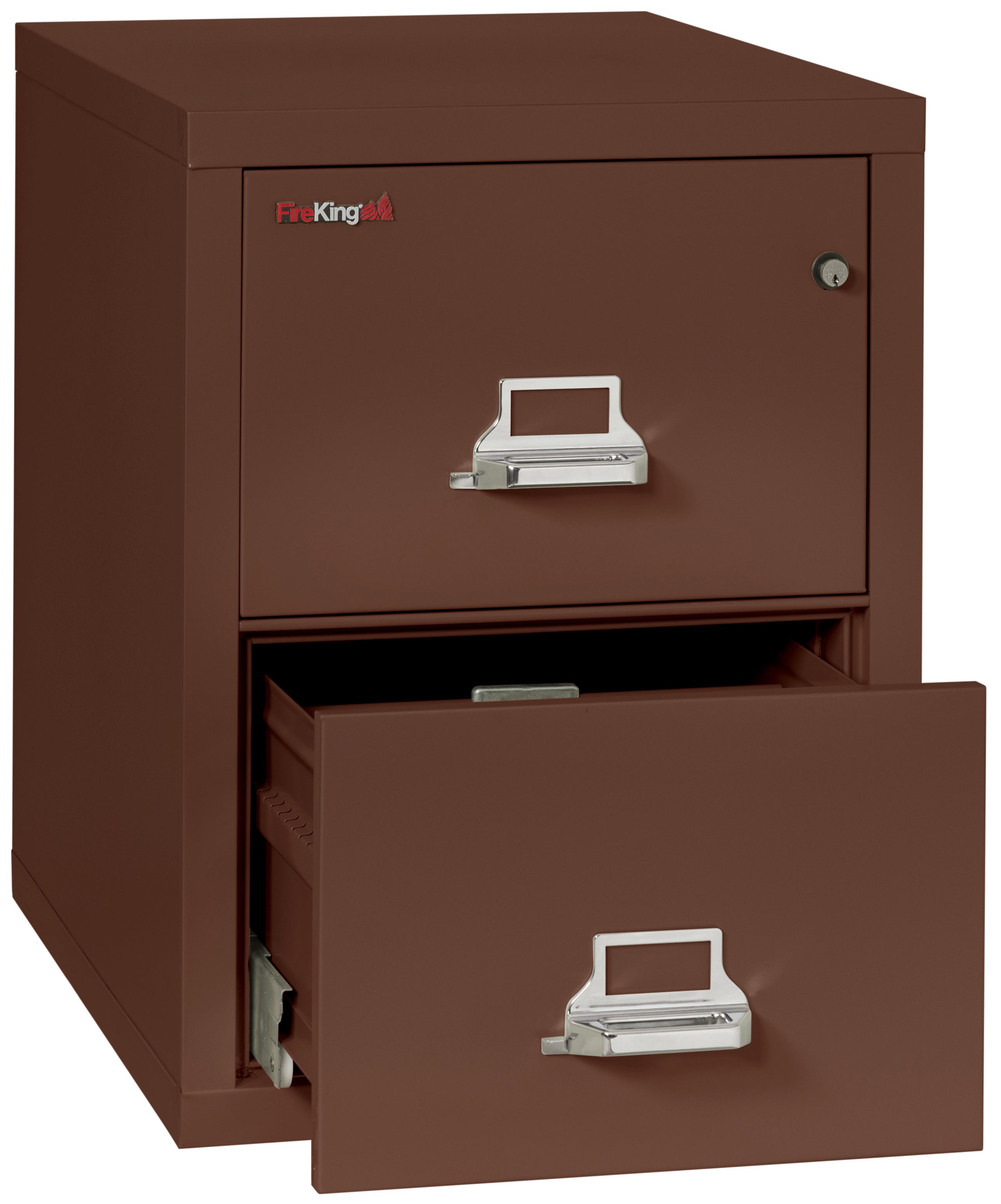 1 Hour Fire Resistant File Cabinet - 2 Drawer Letter 31" depth (Brown)
