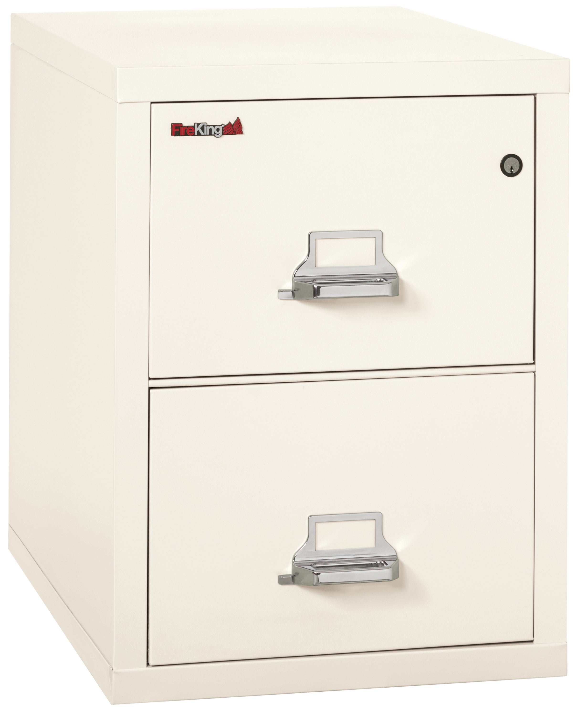1 Hour Fire Resistant File Cabinet - 2 Drawer Letter 31" depth (Ivory White)