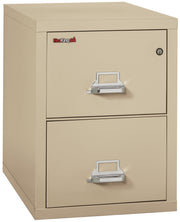 1 Hour Fire Resistant File Cabinet - 2 Drawer Letter 31" depth (Parchment)