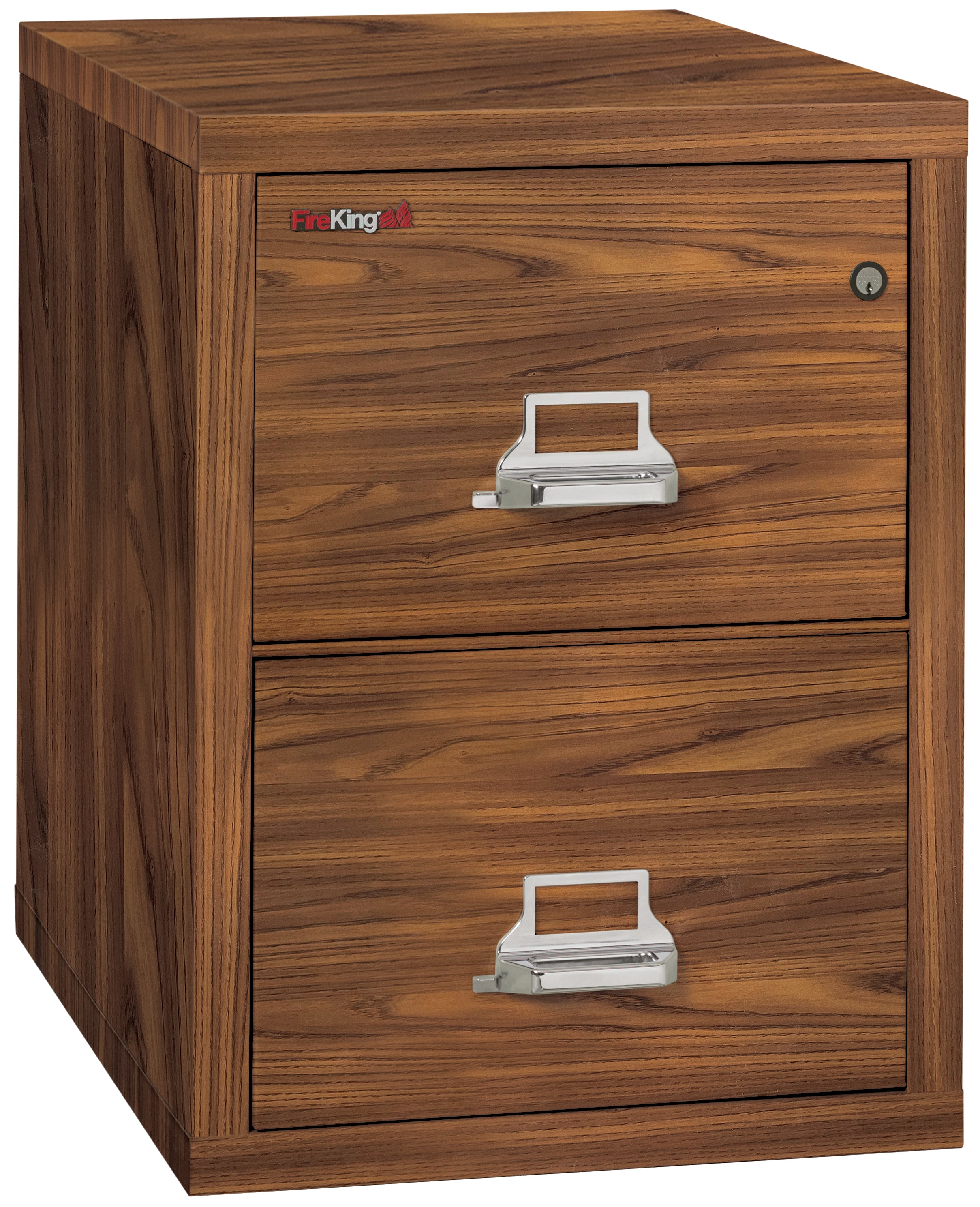 1 Hour Fire Resistant File Cabinet - 2 Drawer Legal 25" depth (Light Chestnut)