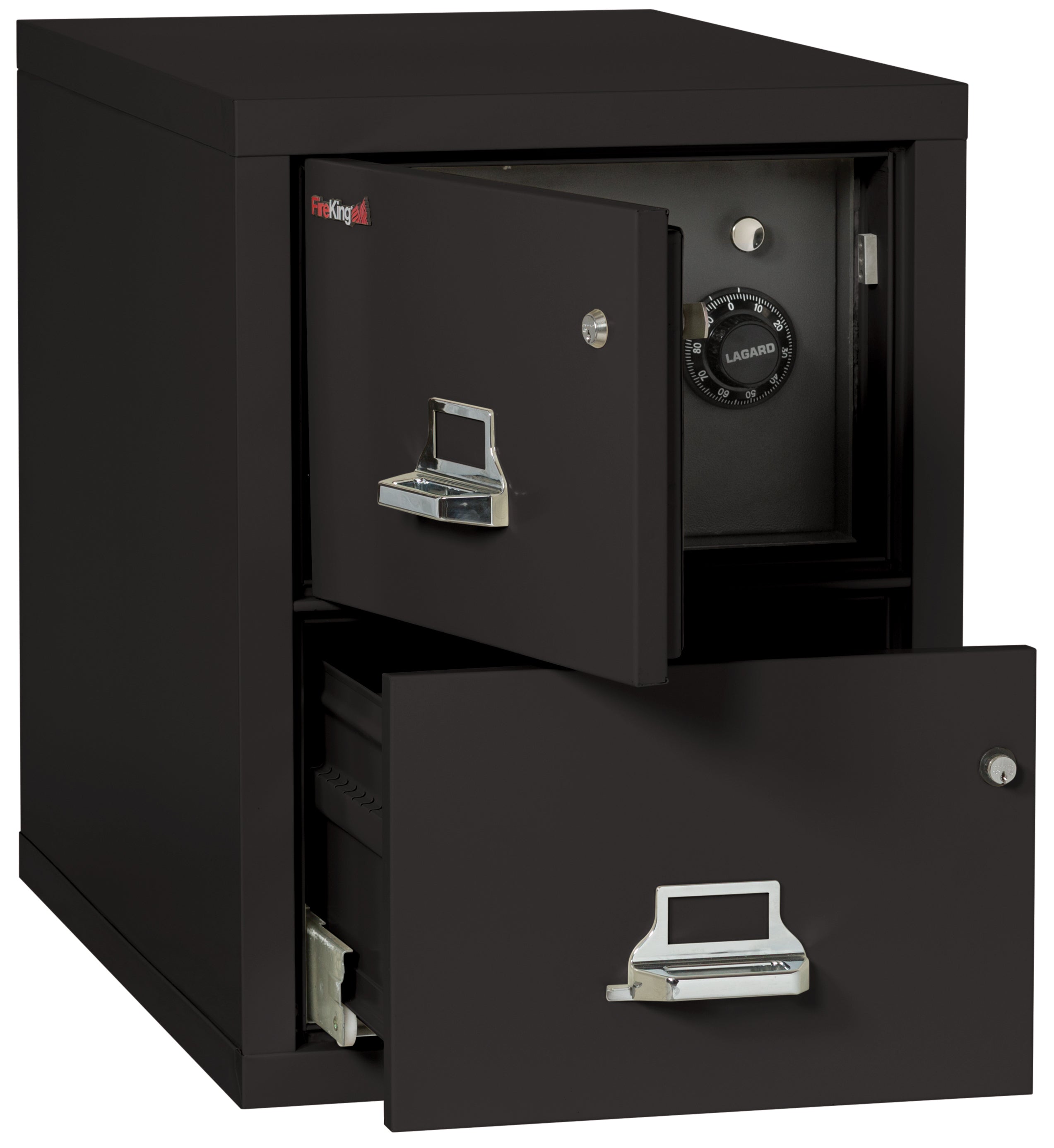 2 Drawer Legal Safe-in-a-File cabinet (Black)