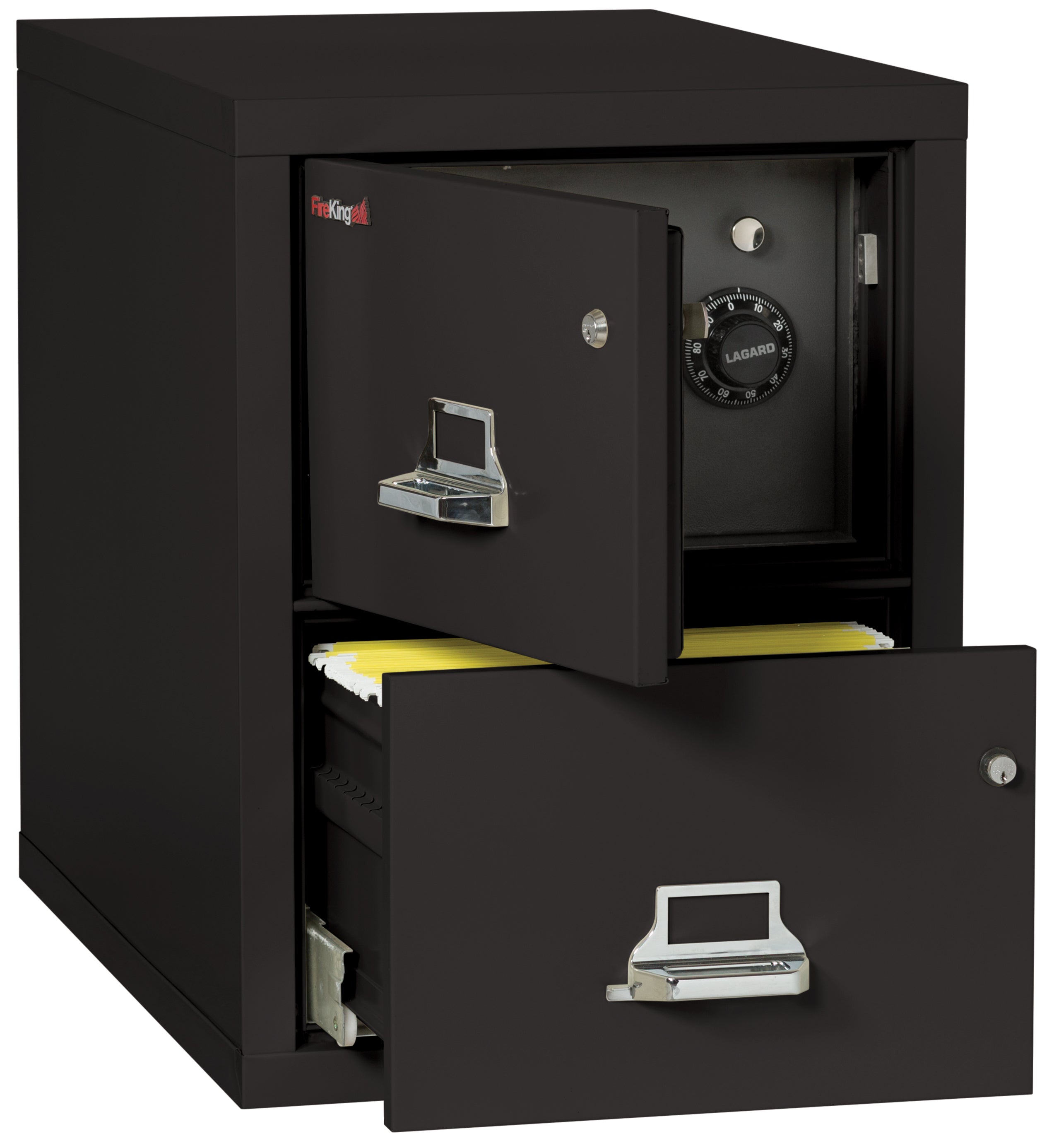 2 Drawer Legal Safe-in-a-File cabinet (Black)