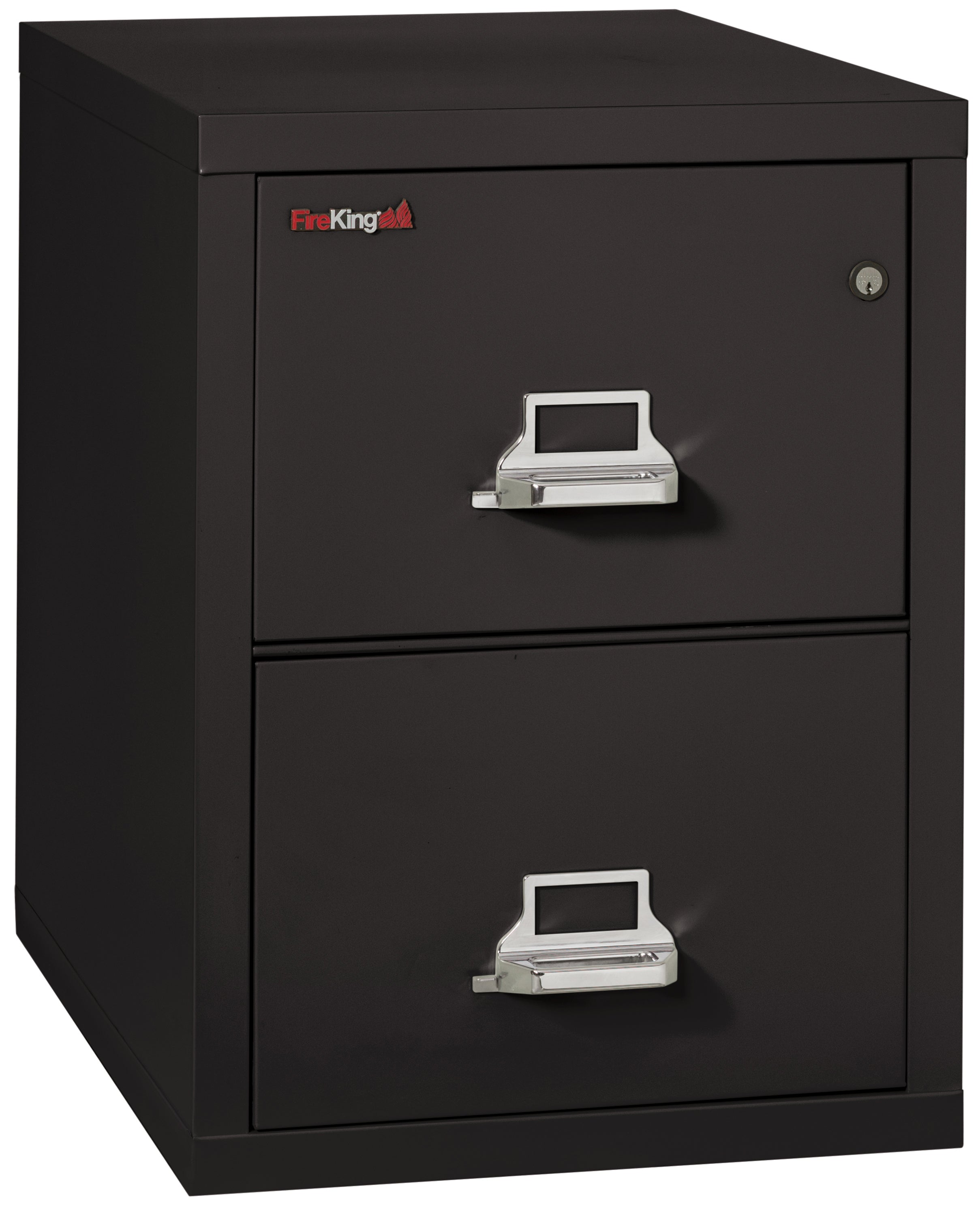 1 Hour Fire Resistant File Cabinet - 2 Drawer Legal 31" depth (Black)