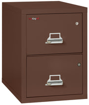 2 Drawer Legal Safe-in-a-File cabinet (Brown)