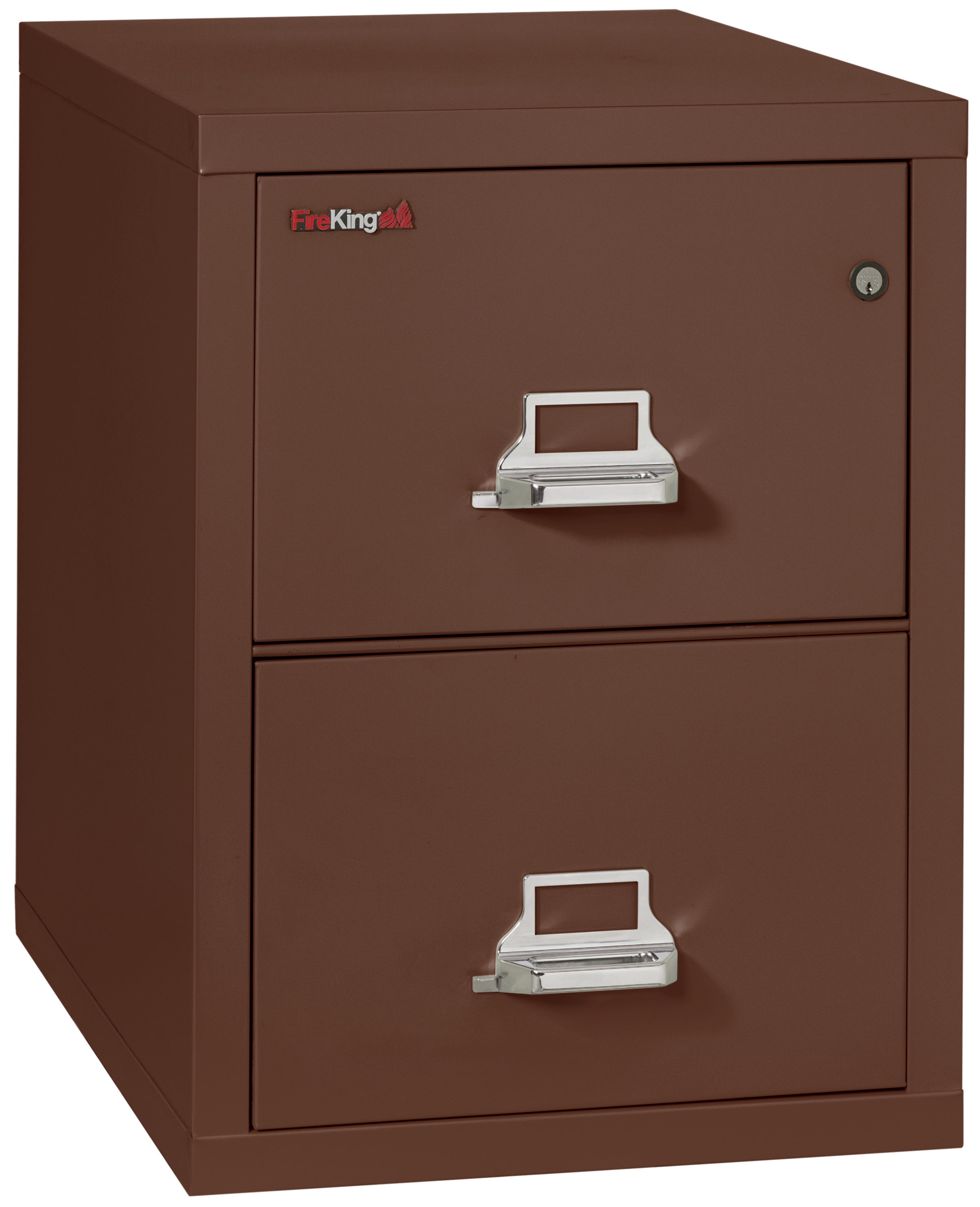 1 Hour Fire Resistant File Cabinet - 2 Drawer Legal 31" depth (Brown)