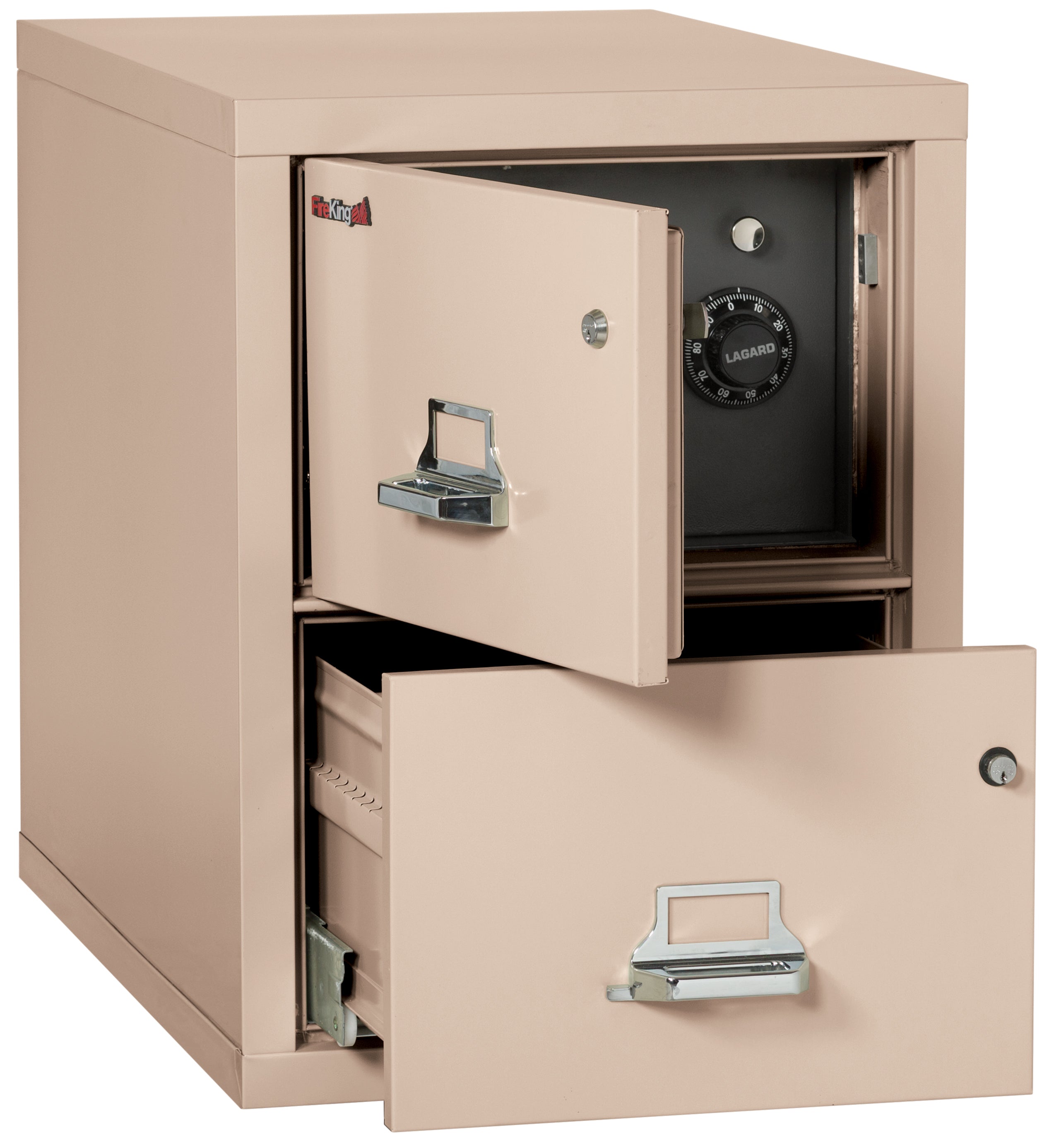 2 Drawer Legal Safe-in-a-File cabinet (Champagne)
