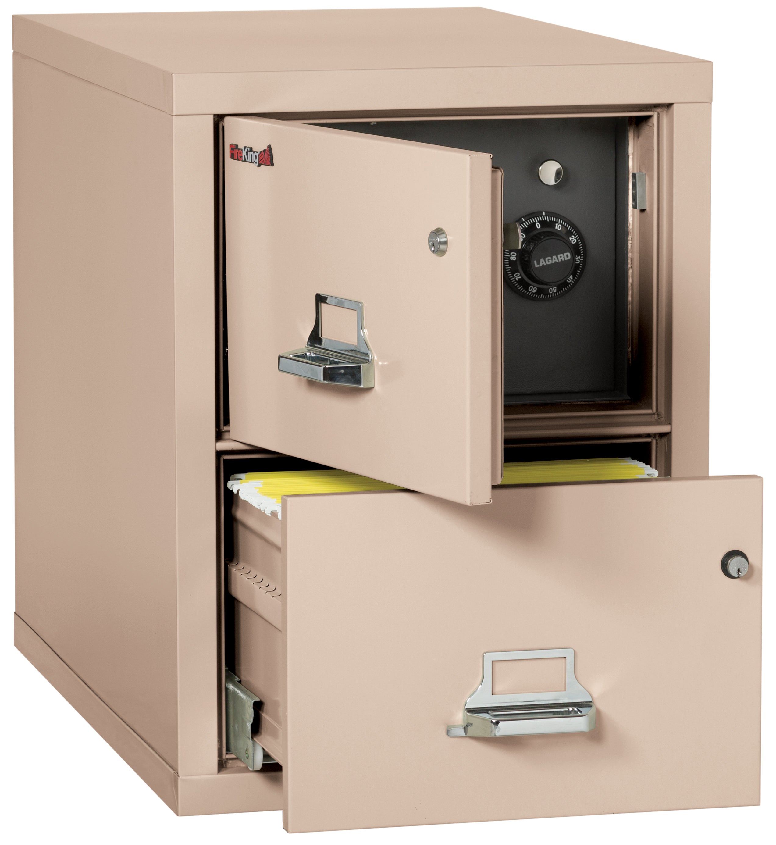 2 Drawer Legal Safe-in-a-File cabinet (Champagne)