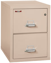1 Hour Fire Resistant File Cabinet - 2 Drawer Legal 31" depth (Champagne)