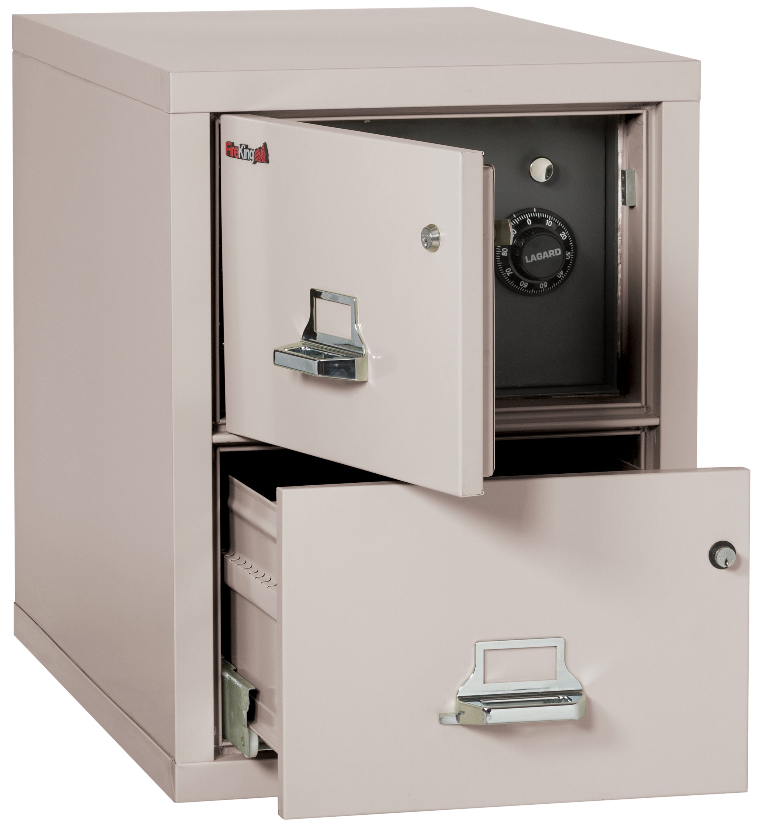 2 Drawer Legal Safe-in-a-File cabinet (Platinum)