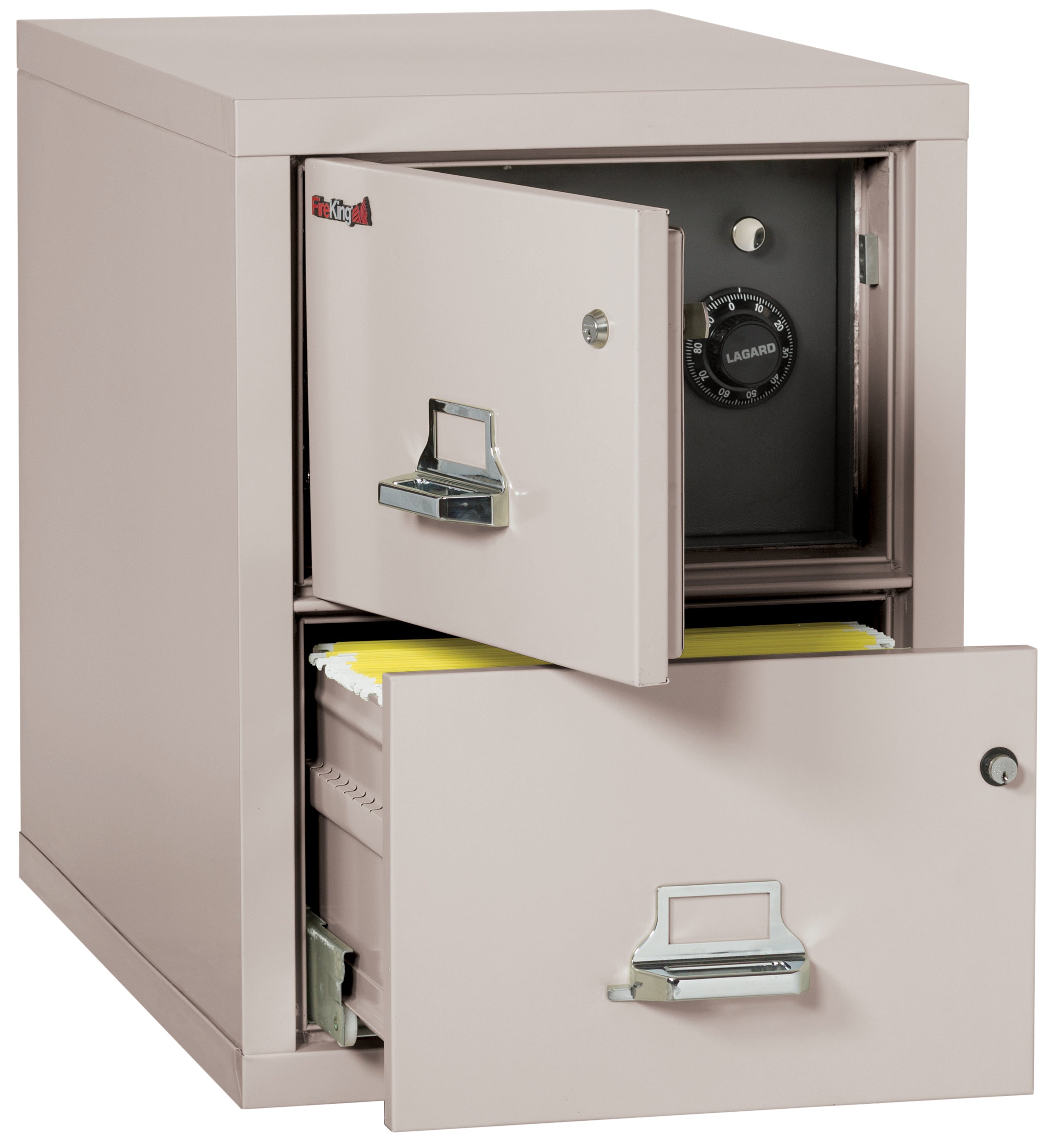 2 Drawer Legal Safe-in-a-File cabinet (Platinum)