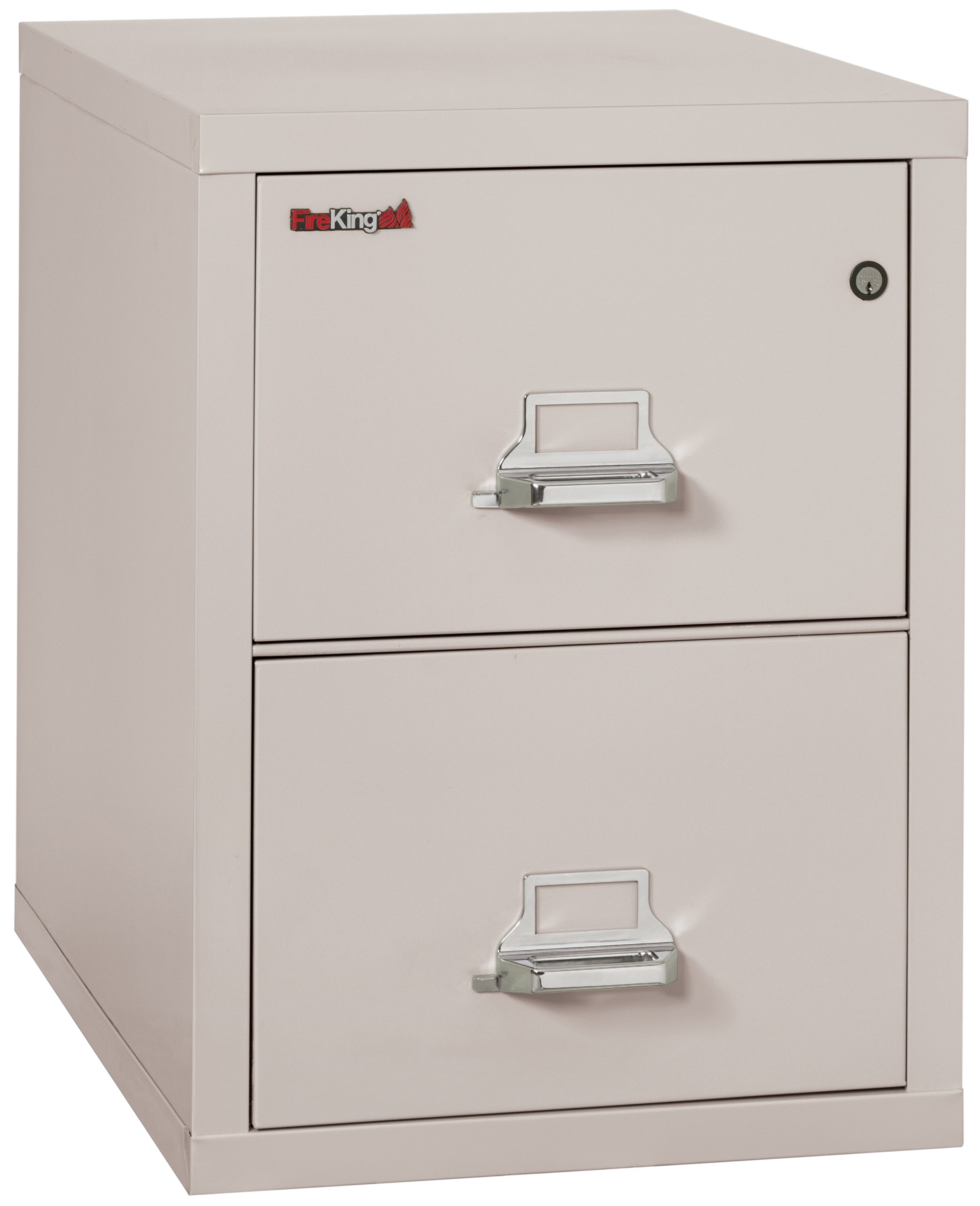 1 Hour Fire Resistant File Cabinet - 2 Drawer Legal 31" depth (Platinum)