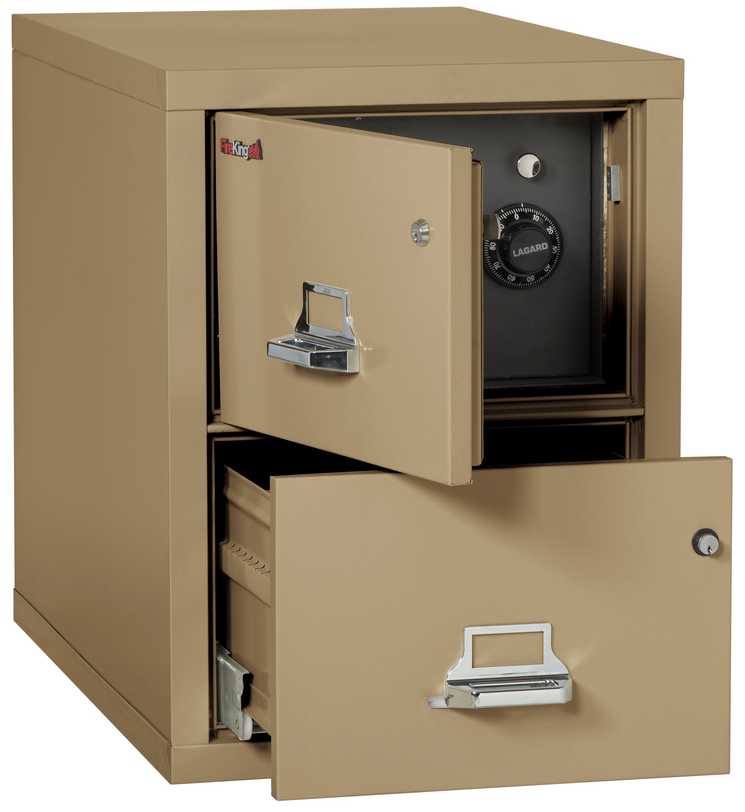 2 Drawer Legal Safe-in-a-File cabinet (Sand)