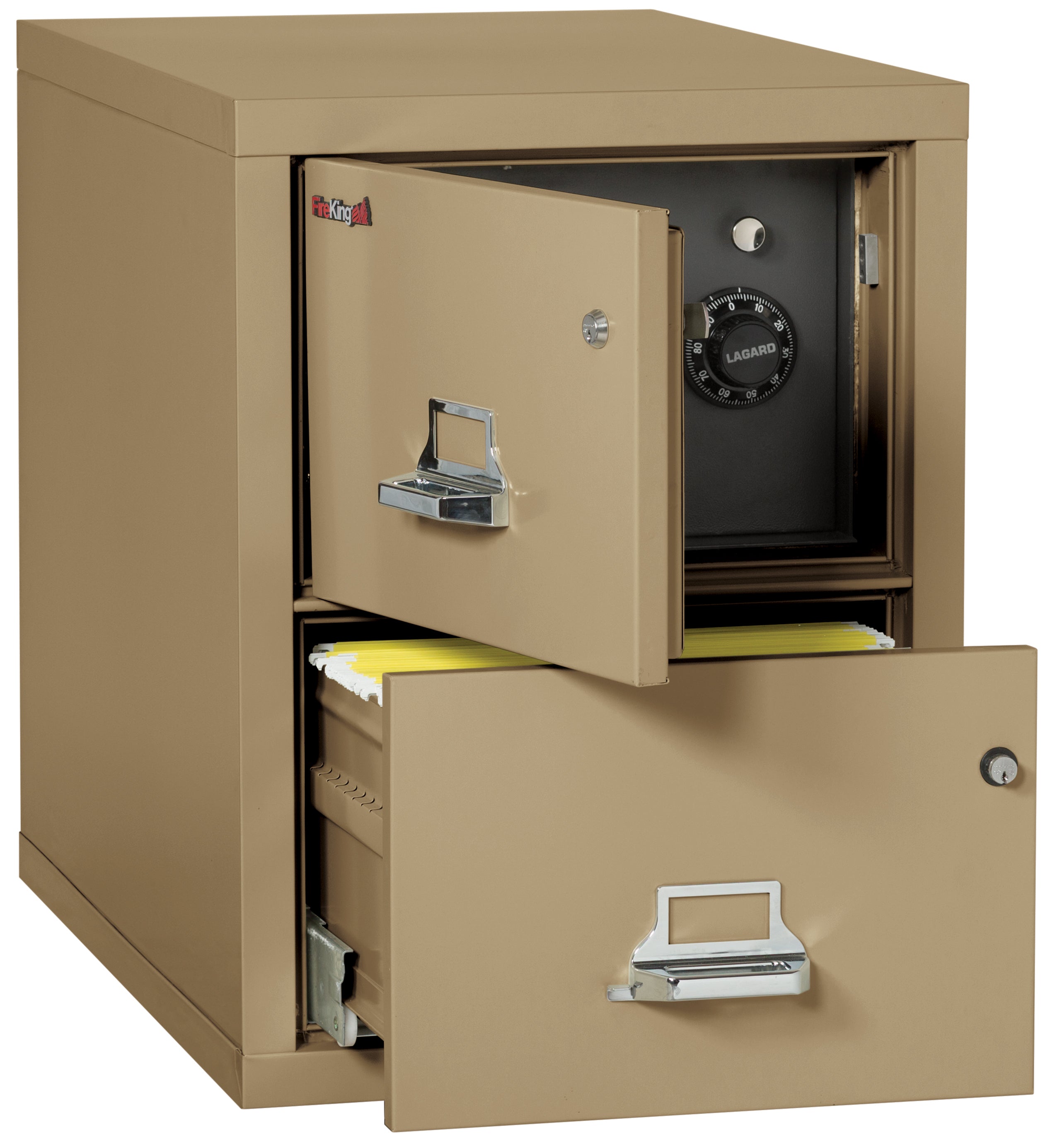 2 Drawer Legal Safe-in-a-File cabinet (Sand)