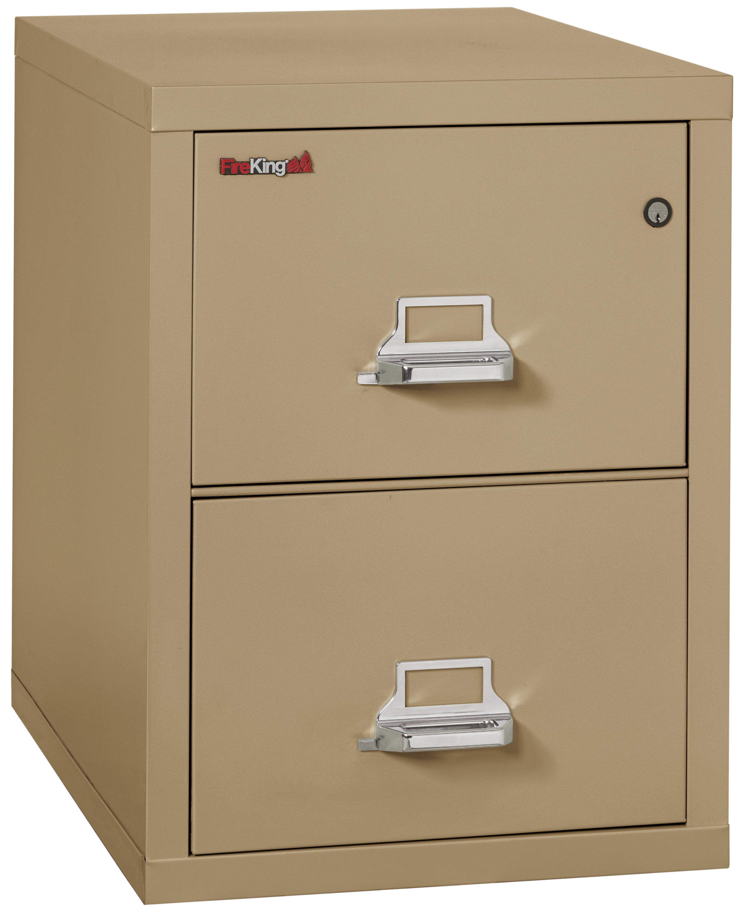 1 Hour Fire Resistant File Cabinet - 2 Drawer Legal 31" depth (Sand)