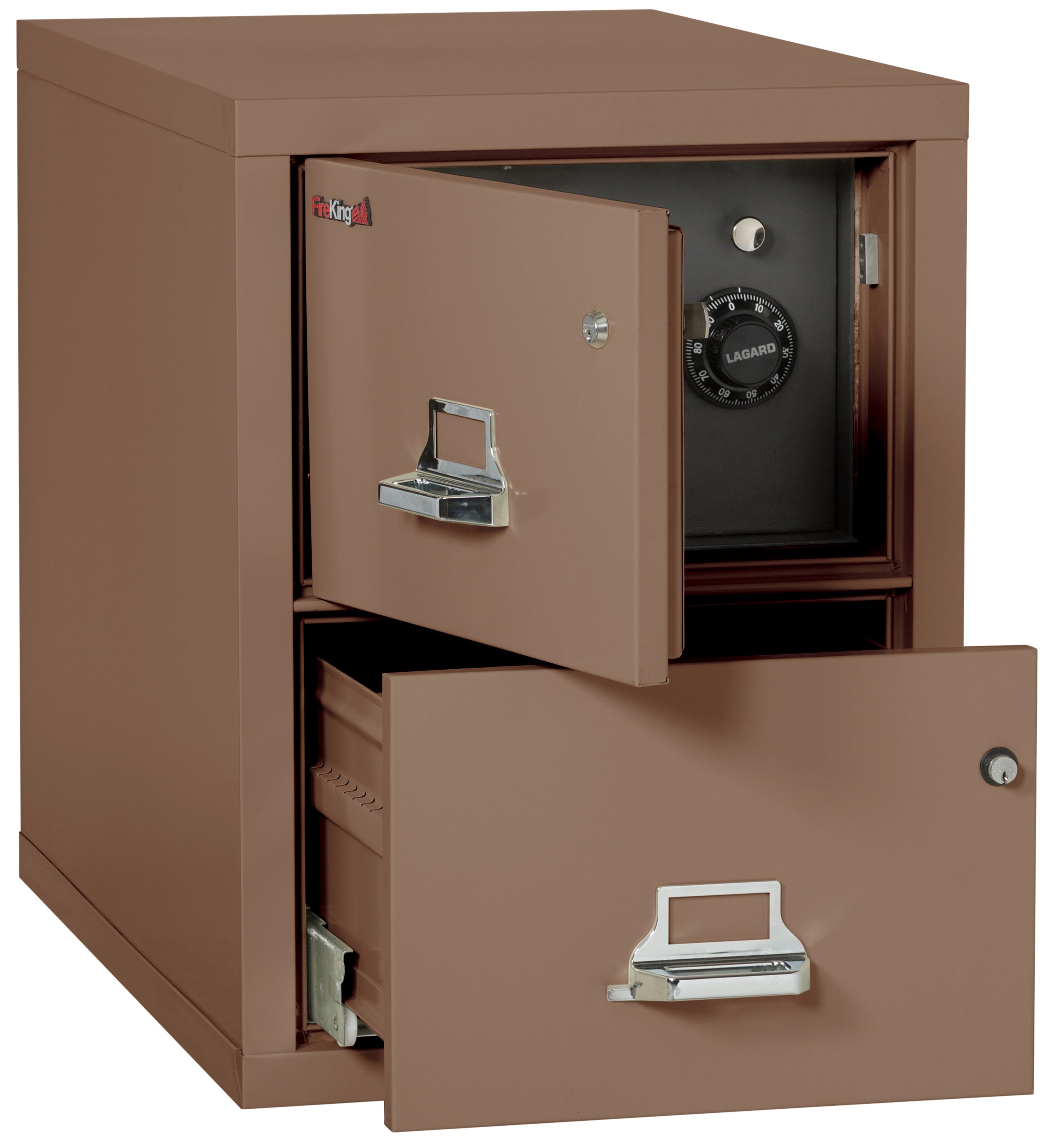 2 Drawer Legal Safe-in-a-File cabinet (Tan)