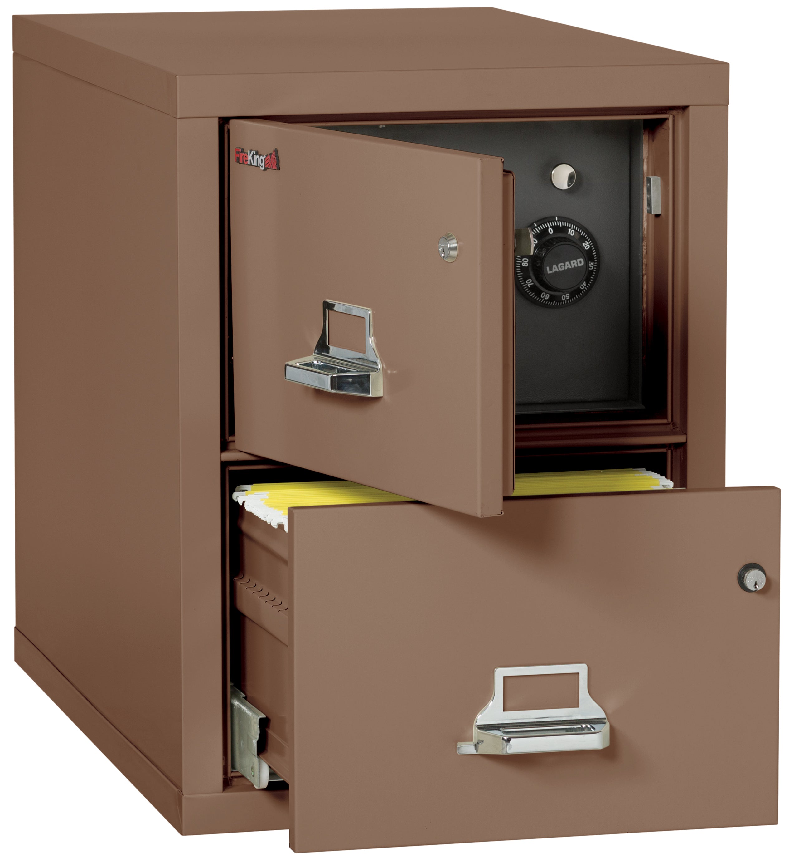 2 Drawer Legal Safe-in-a-File cabinet (Tan)