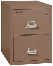 1 Hour Fire Resistant File Cabinet - 2 Drawer Legal 31" depth (Tan)