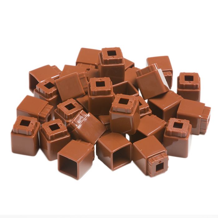 Unifix Cubes Brown Set of 100