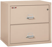 Fire Resistant File Cabinet - 2 Drawer Lateral 31" wide (Champagne)
