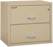 Fire Resistant File Cabinet - 2 Drawer Lateral 31" wide (Parchment)