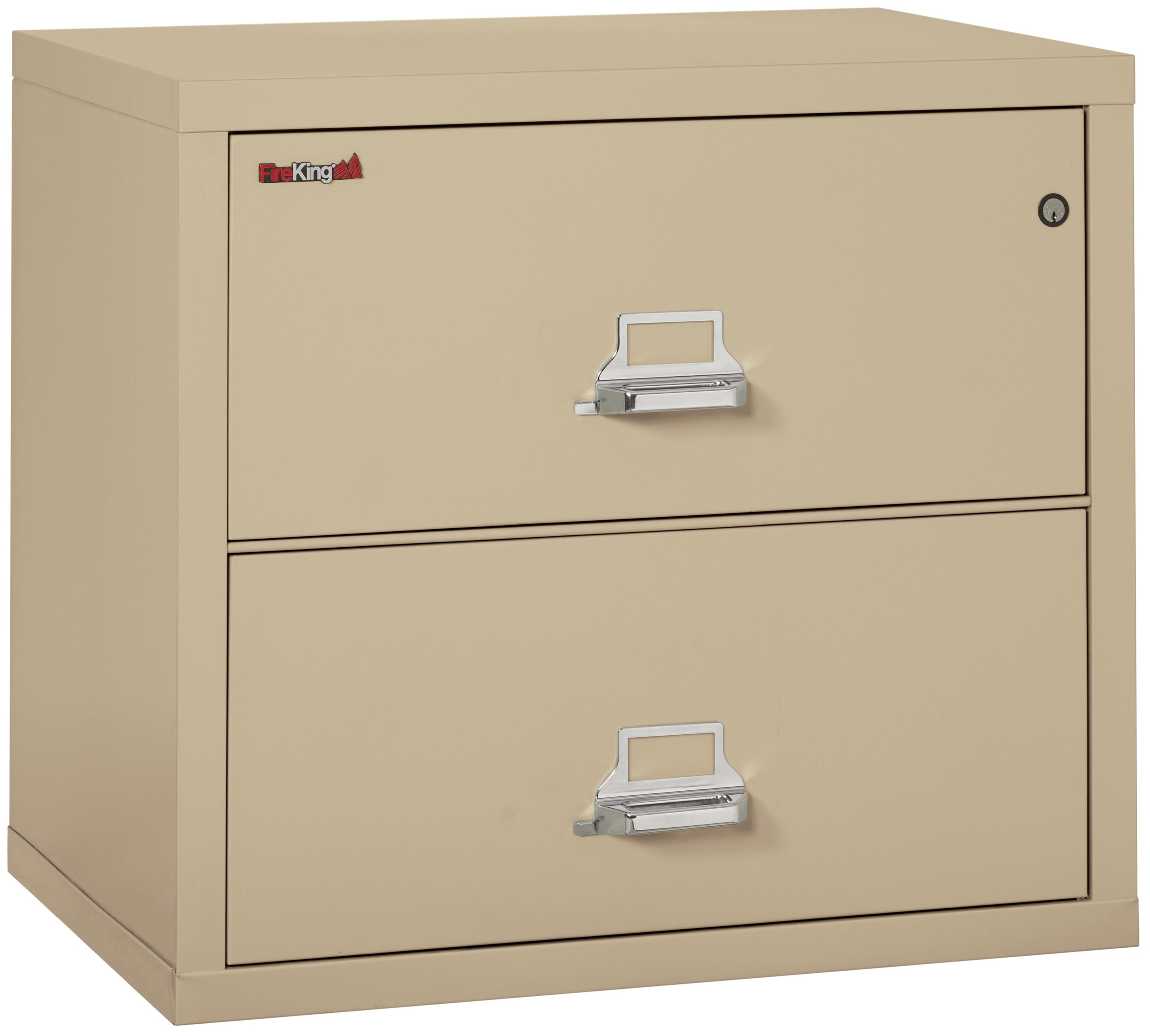 Fire Resistant File Cabinet - 2 Drawer Lateral 31" wide (Parchment)