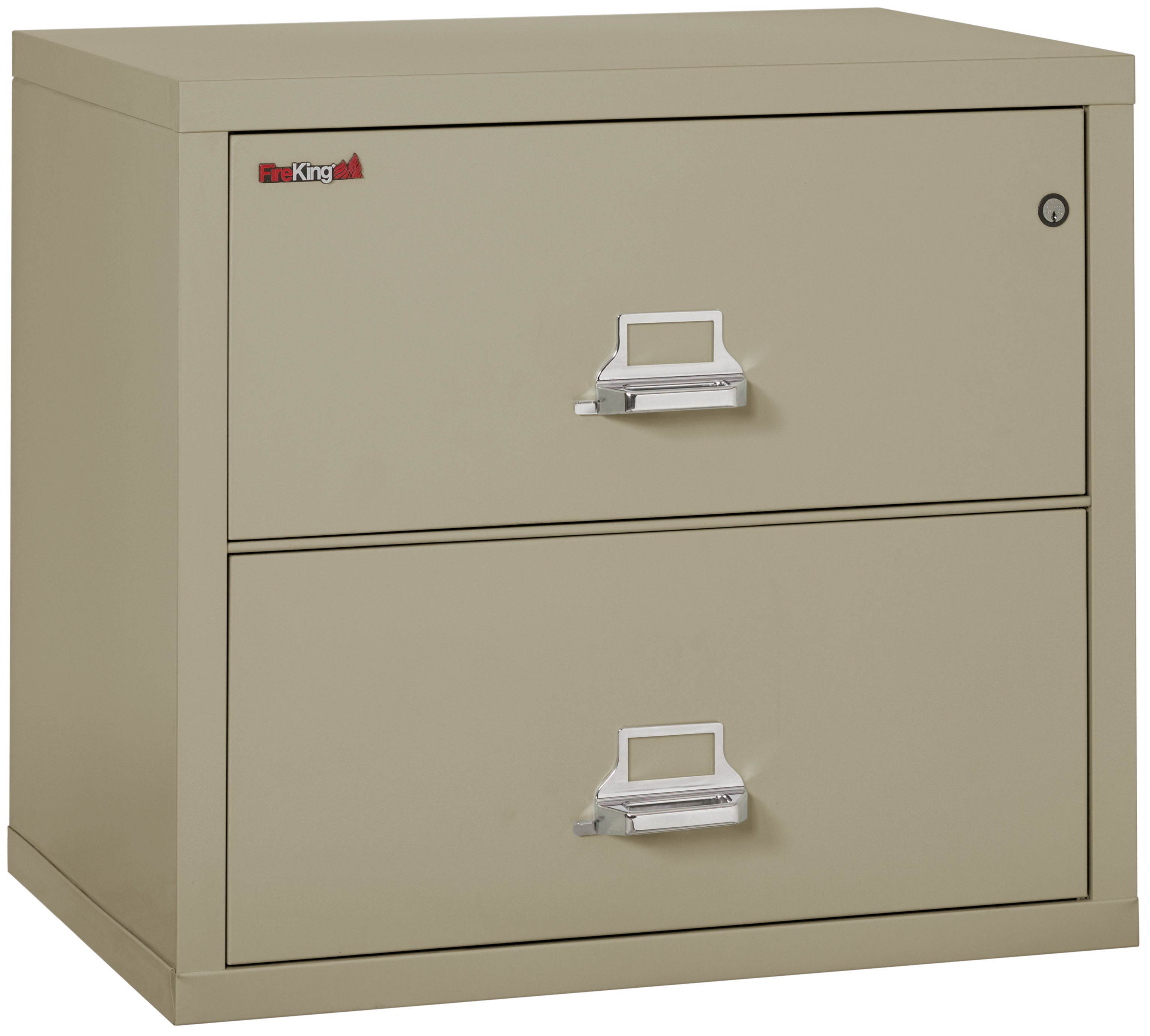 Fire Resistant File Cabinet - 2 Drawer Lateral 31" wide (Pewter)
