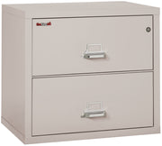 Fire Resistant File Cabinet - 2 Drawer Lateral 31" wide (Platinum)